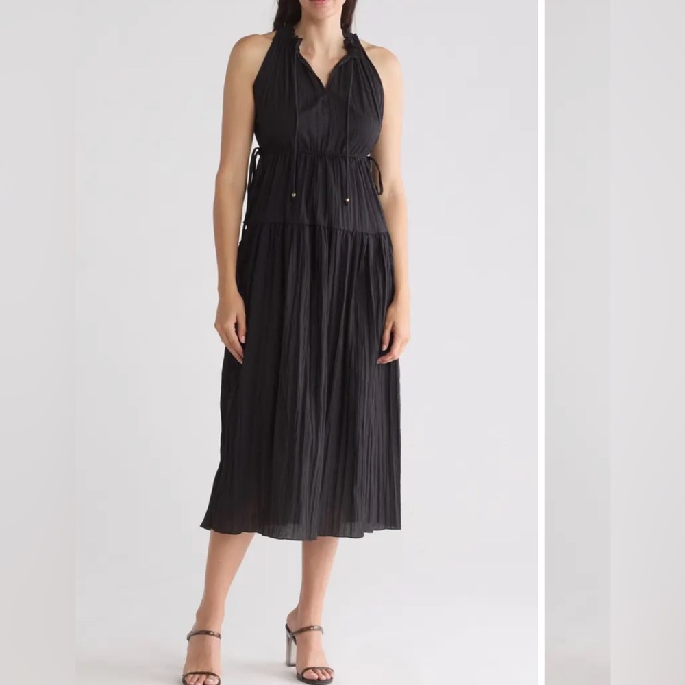 Tash + Sophie Ity Halter Tiered Maxi Dress size XL